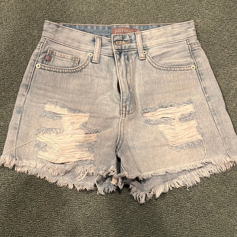 High waisted JustUSA jean shorts size XS